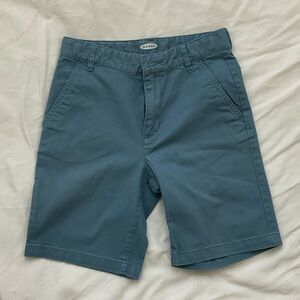 Old Navy Men's Slate Blue Flat Front Shorts